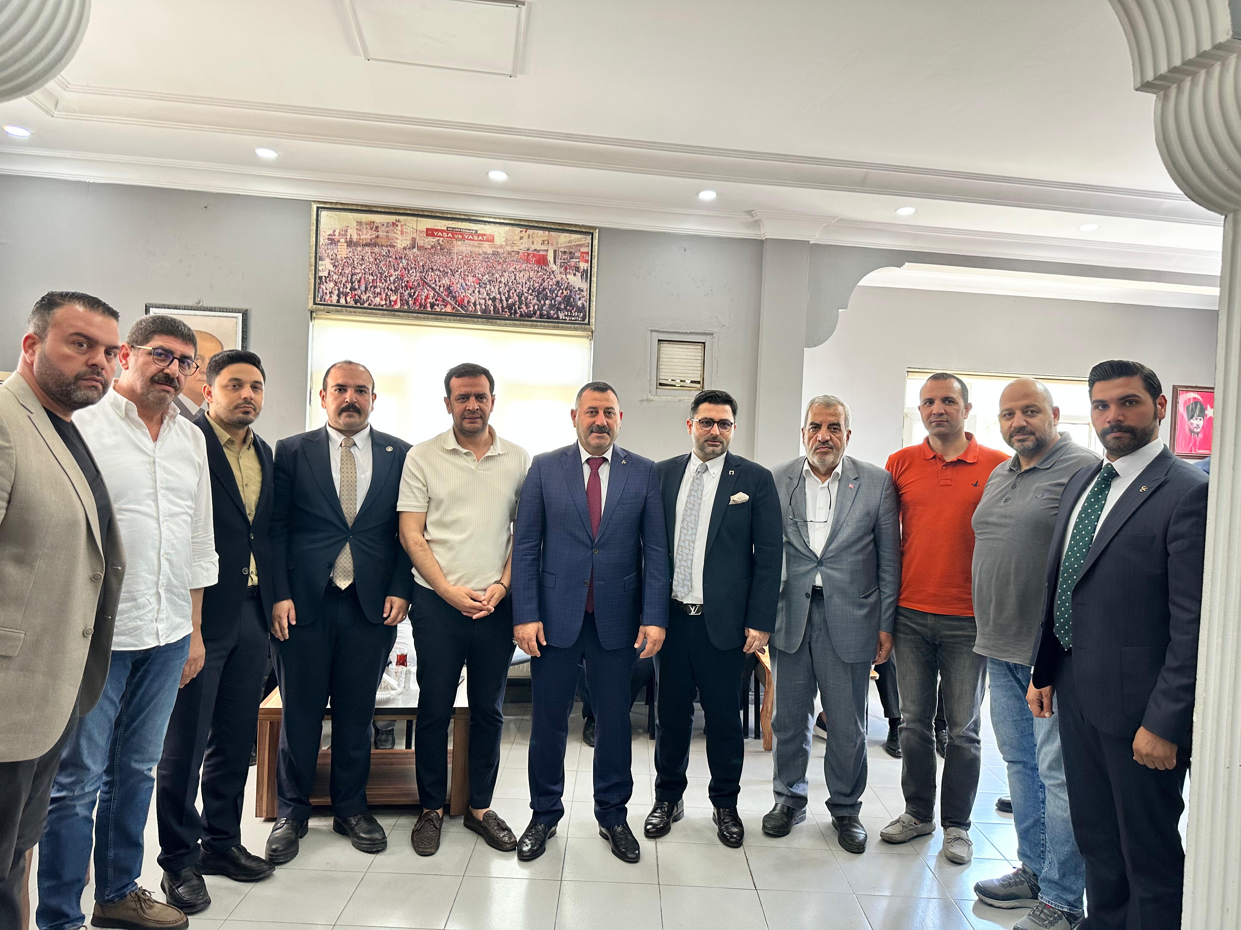 MHP İL BAŞKANLIĞI'NI ŞANLIURFA ŞUBE OLARAK MAKAMINDA ZİYARET ETTİK.